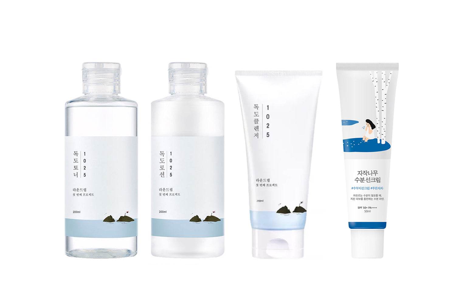 Набор по уходу за кожей Round Lab Dokdo - Boxette Shop